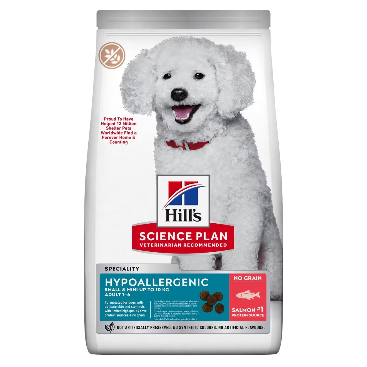 Hills -Hypoallergenic Adult Small & Mini Breed Dry Dog Food with Salmon - 1.5KG