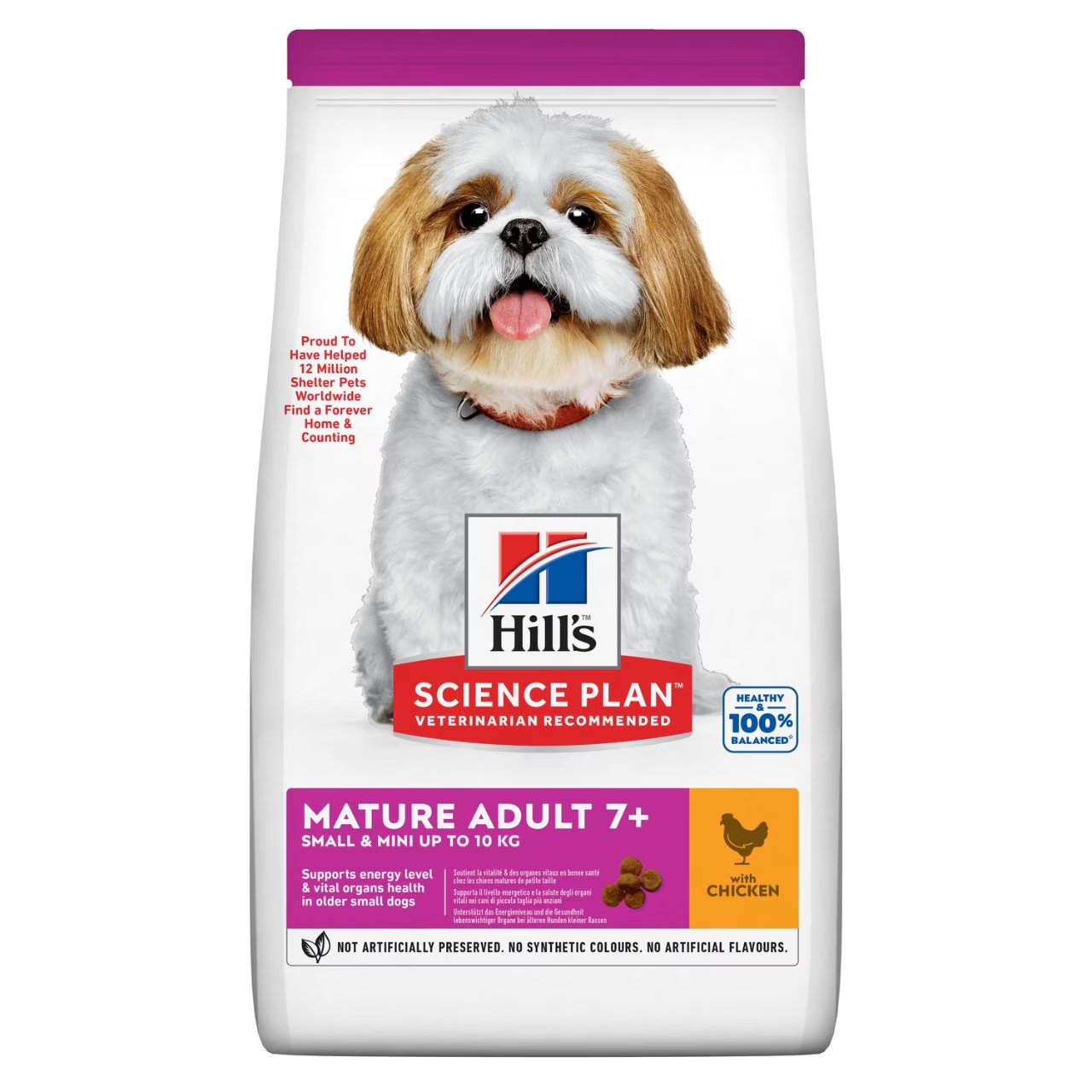 Hills -Mature Adult Small & Mini Breed Dry Dog Food with Chicken