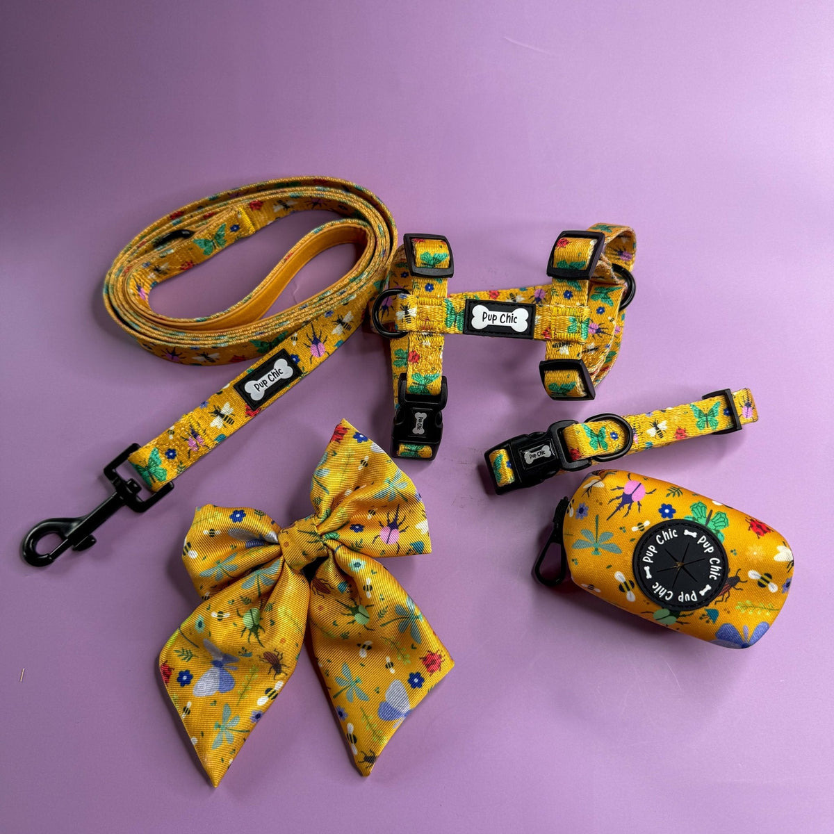 Summer Buzzin’ puppy XXXS strap harness