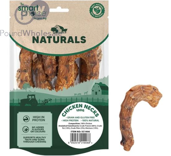 Smart Choice Naturals Chicken Necks 100g