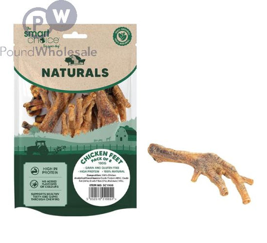 Smart Choice Naturals Chicken Feet 100g