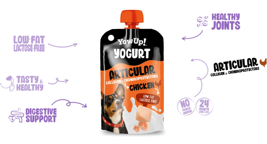 YowUp! Articular Chicken Joint Care Yoghurt for Dogs 115g – product packaging