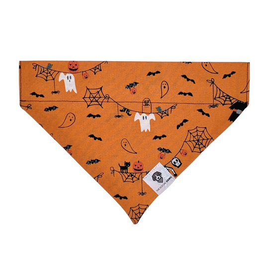 Halloween Spooky Slip-On Dog Bandana