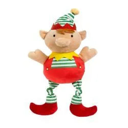 Woofmas Good Boy Elfie Squeaky Bobble Ball