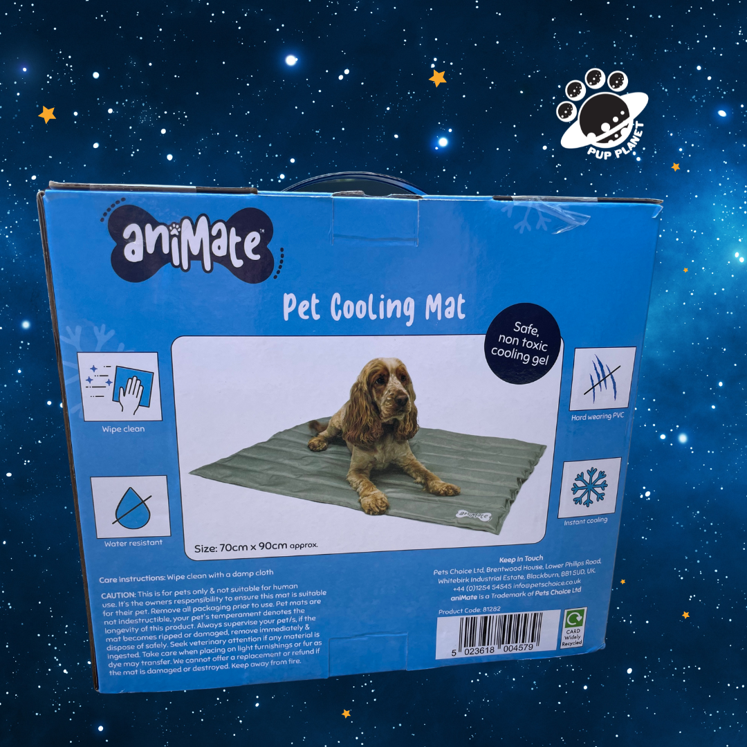 aniMate Pet Cooling Mat 70cm x 90cm - Cool Grey