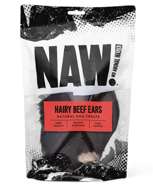NAW! Beefs Ears With Hair (6 pack)