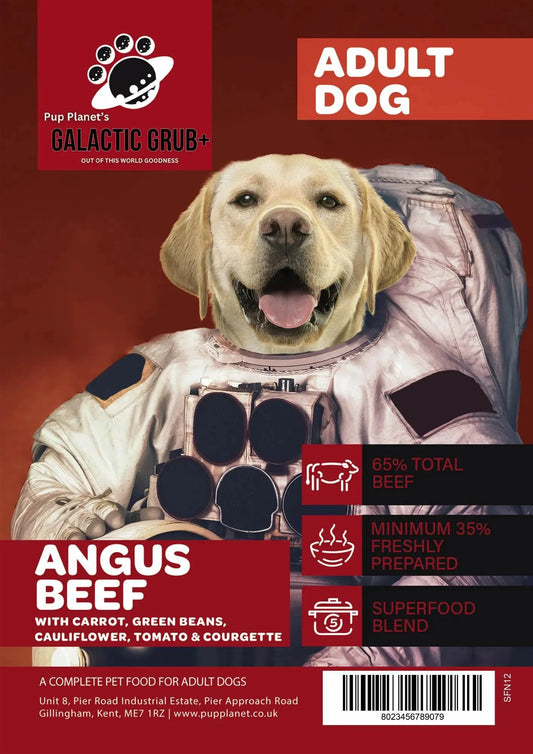 SUPERFOOD RANGE - Galactic Grub+ Angus Beef (Years 1-6) with SUPERFOOD
