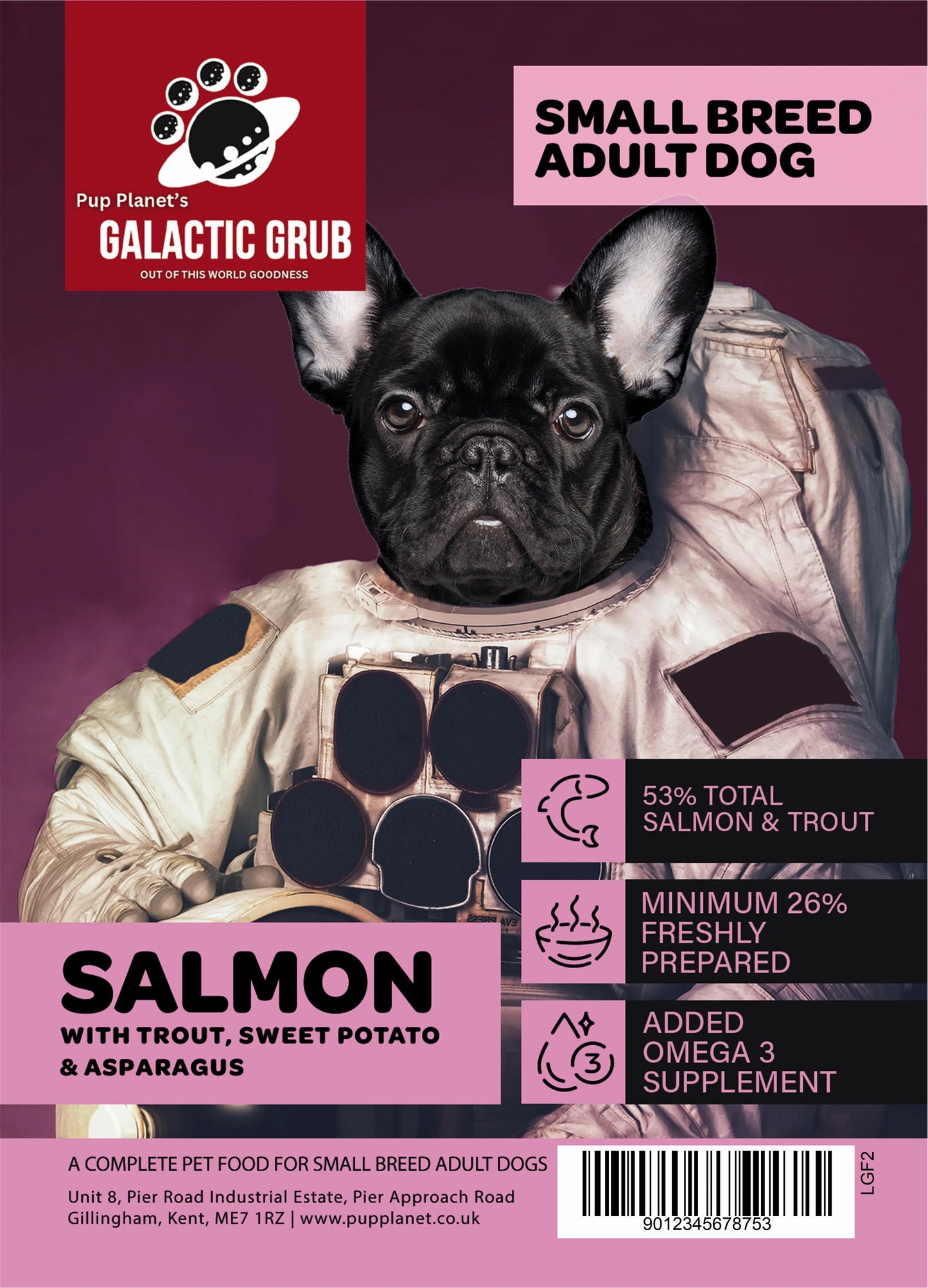 Galactic Grub Salmon (Small Breed)